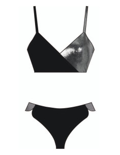 MAILLOT DE BAIN NOIR SILVER JULIA | DO PARIS SWIMWEAR