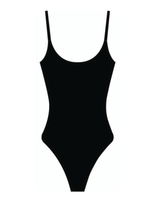 MAILLOT DE BAIN NOIR MONIQUE | DO PARIS SWIMWEAR