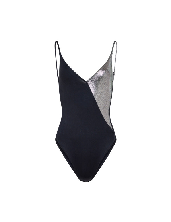 MAILLOT DE BAIN UNE PIECE NOIR SILVER BODY NINA | DO PARIS SWIMWEAR